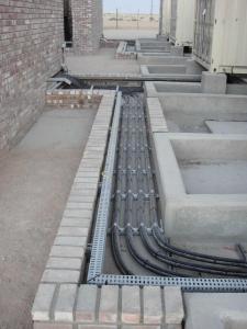 Areva Cable and pipe management